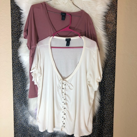 Rue21 Tops - Bundle of 2 Rue 21 plus size blouses